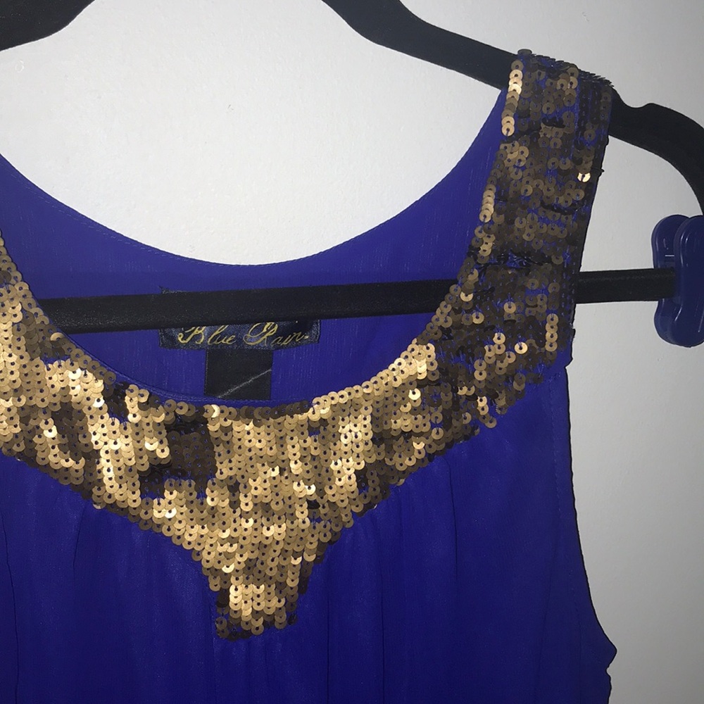 Worn once royal blue dress